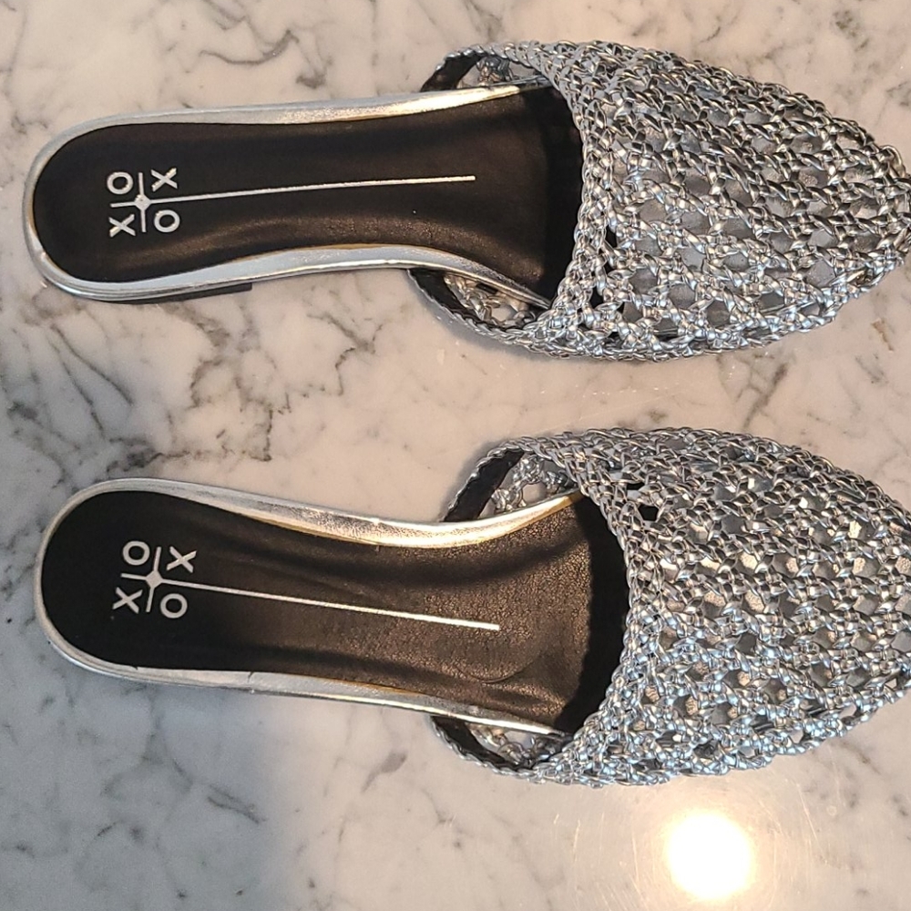 XOXO Woven Percy Sandals